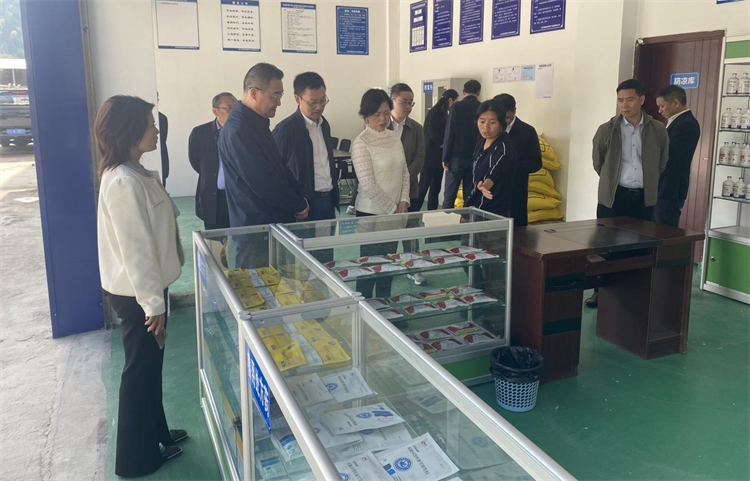 四川省供銷社黨組成員、理事會副主任、一級巡視員楊武秀帶隊到萬源調研集團舊院黑雞產業(yè)發(fā)展工作